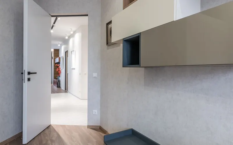 Clean empty hallway of a home